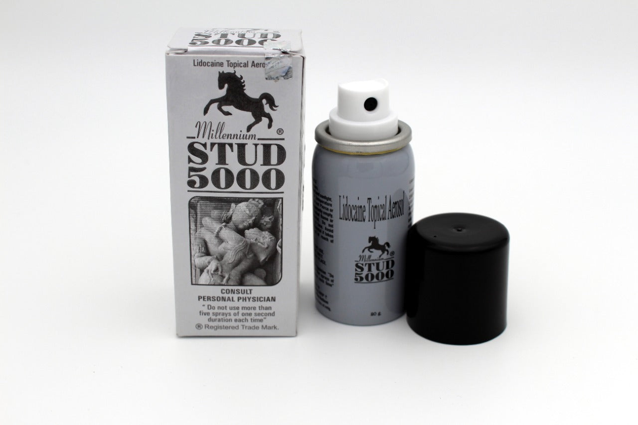 stud 5000-Male Genital Desensitizer Spray, FOR DELAY EJACULATION.NEW IN Box (Pack of 1)