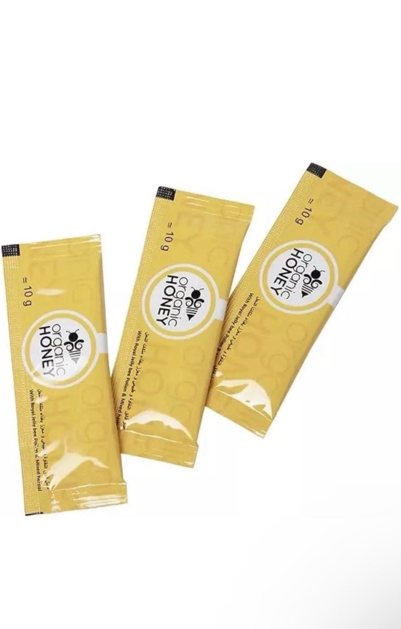 100% Organic Natural Honey Infused with Natural Jelly, Honey Bee Pollen 24